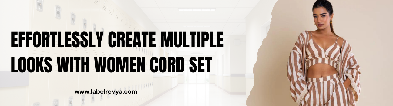 Effortlessly Create Multiple Looks with Women Cord Set Effortlessly Create Multiple Looks with Women Cord Set