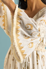 Load image into Gallery viewer, Ellsa Boho Flare-Sleeved Maxi
