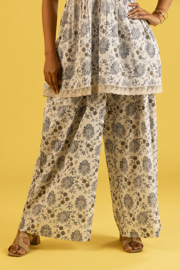 Reya Lace White Floral Cord-Set