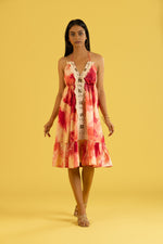 Load image into Gallery viewer, TIE-DYE SHELL BACKLESS DRESS
