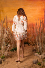 Load image into Gallery viewer, Boho White Shell Dress

