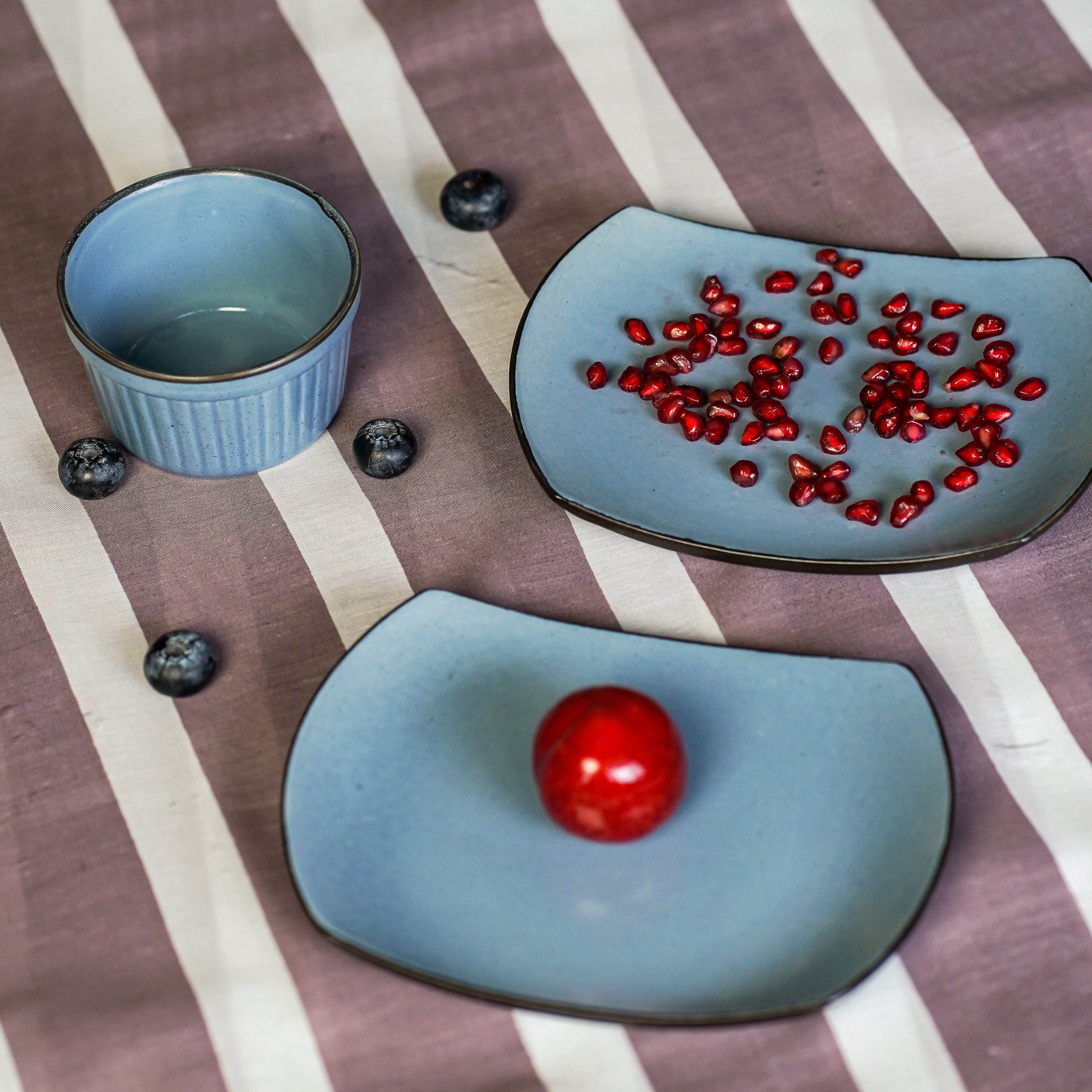 Toulouse Square Platter Set of Plates and Bowls (Set of 6)