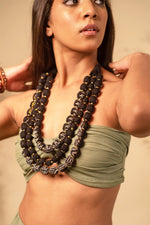 Load image into Gallery viewer, Afro Black Boho Necklace
