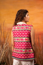 Load image into Gallery viewer, Bright Multicolor Tweed Woven Jacket - labelreyya

