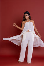 Load image into Gallery viewer, Solid White Long Resort Cord Set
