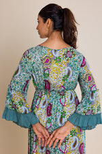 Load image into Gallery viewer, Foral Print V-neck Maxi
