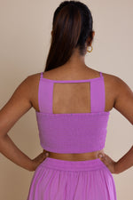Load image into Gallery viewer, Solid Purple V-Neck Top