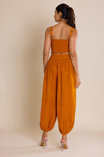 Load image into Gallery viewer, Mustard Embroided Co-ord Set
