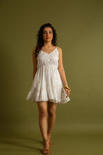 Load image into Gallery viewer, The Corfu Off White Strappy Dress