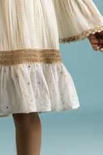 Load image into Gallery viewer, Jute Laced Off-White Dress
