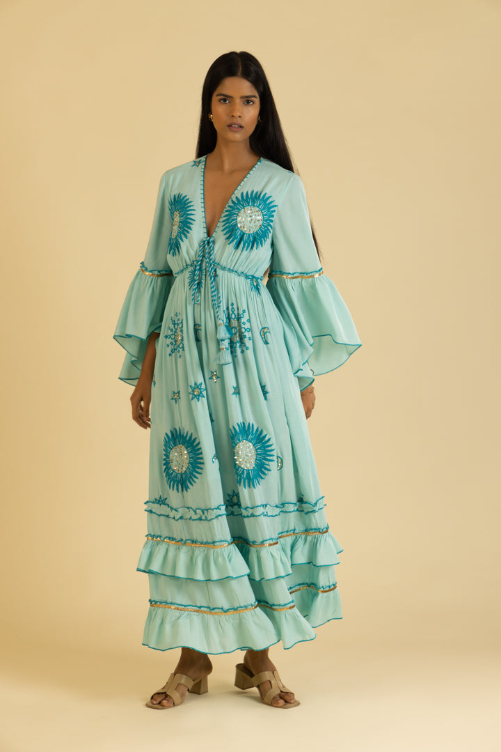 Sunset Boho Maxi Dress