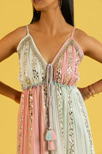 Load image into Gallery viewer, Amara Boho Bling Party Maxi
