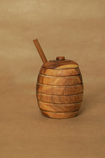 Load image into Gallery viewer, Honey Pot with Wooden Dipper
