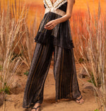 Load image into Gallery viewer, Black Lace Boho Pant
