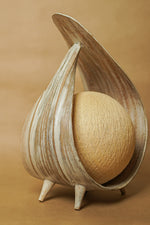 Load image into Gallery viewer, Lamp Bulat White Wash

