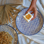 Load image into Gallery viewer, Puglia Ceramic Breakfast Platter Set (set of 6)
