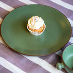 Load image into Gallery viewer, Murano Olive Green Breakfast Set of Plates and Bowles (Set of 6)
