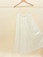 Load image into Gallery viewer, Boho White Tyred Skirt
