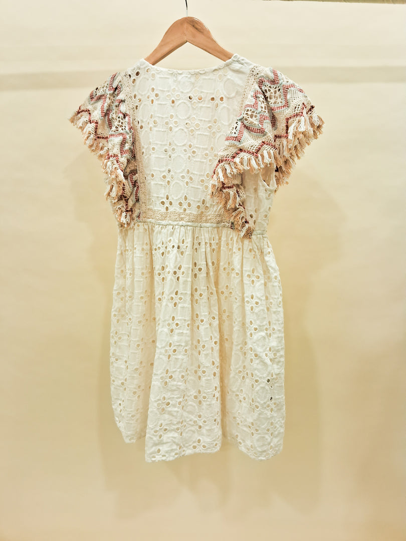 Boho White Shifly Dress