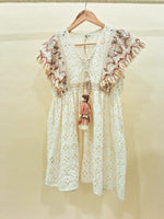 Load image into Gallery viewer, Boho White Shifly Dress
