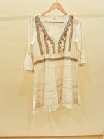 Load image into Gallery viewer, Boho Jute Lace Dress