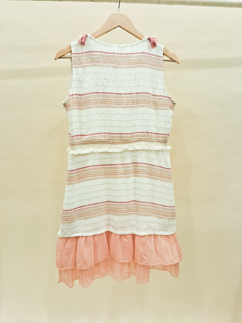 Pastel Pink Tassel Dress