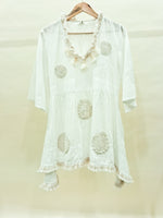 Load image into Gallery viewer, Boho White Dress