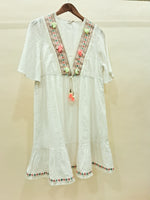 Load image into Gallery viewer, V Neck Neon Dress
