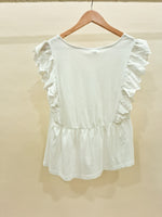 Load image into Gallery viewer, Round Neck White Top