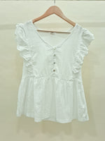 Load image into Gallery viewer, Round Neck White Top
