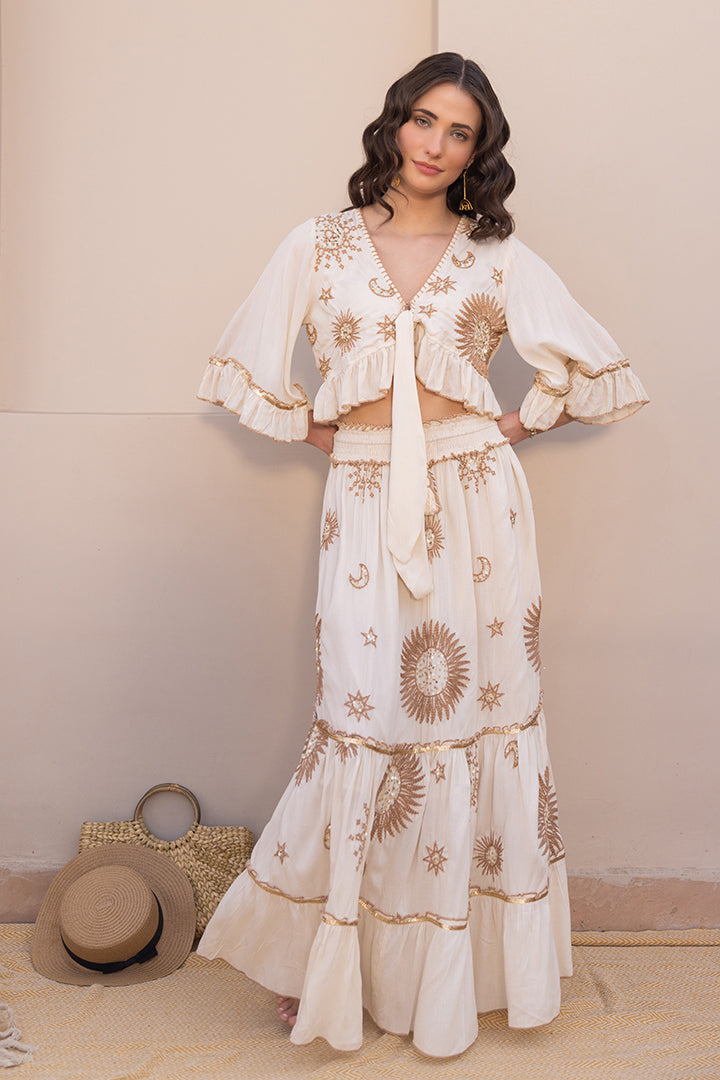 Bohemian blouse and skirt sales