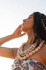 Load image into Gallery viewer, Dream-catcher Beige Boho Necklace
