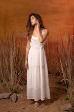 Load image into Gallery viewer, White Lace Maxi - labelreyya