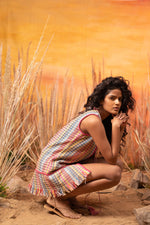 Load image into Gallery viewer, Afro Tweed Multi-color Frill Jacket - labelreyya

