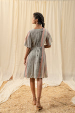 Load image into Gallery viewer, Oriental Striped Dress - labelreyya
