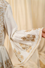 Load image into Gallery viewer, White Printed Lace Dress - labelreyya
