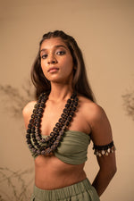 Load image into Gallery viewer, Afro Black Boho Necklace
