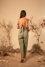 Load image into Gallery viewer, Sage Green Bustier Co-Ord Set (Set of 2)
