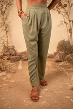 Load image into Gallery viewer, Sage Green Straight Pants