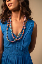 Load image into Gallery viewer, Blue Resort Summer Maxi
