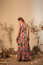 Load image into Gallery viewer, Mosaic Printed Tiered Dress
