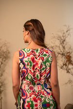 Load image into Gallery viewer, Mosaic Printed Tiered Dress
