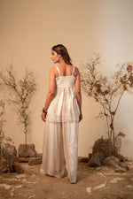 Load image into Gallery viewer, Boho off white lace co-ord set (Set of 2)
