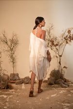 Load image into Gallery viewer, Tribal White Boho Shrug
